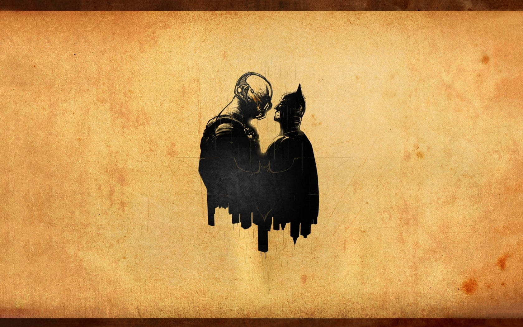 Dc Comics Batman Facing Bane Wallpaper