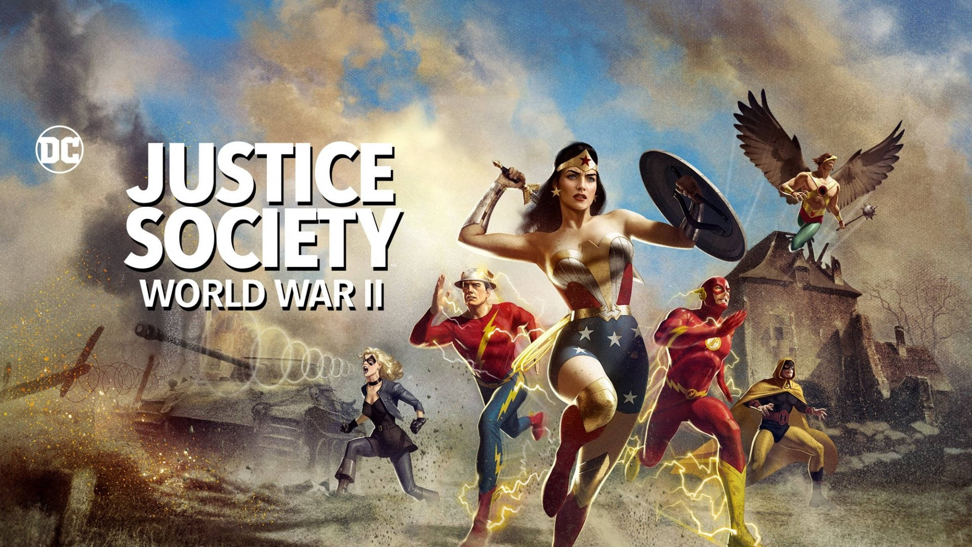 Download Dc Justice Society Of America: World War Ii Wallpaper | Wallpapers .com