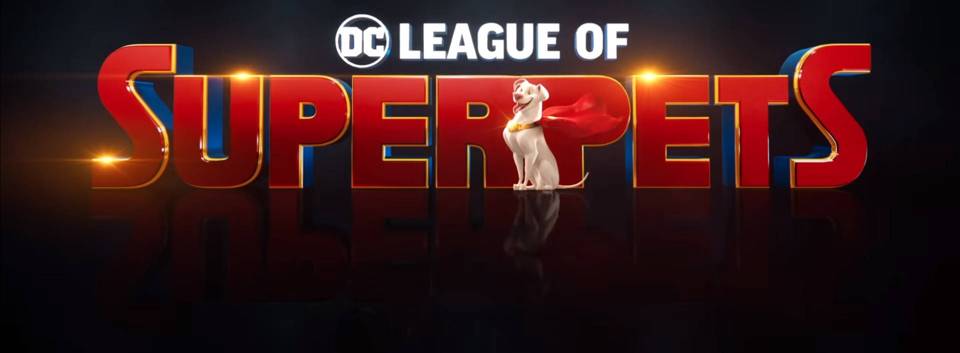 Dc League Of Super Pets Logo With Krypto