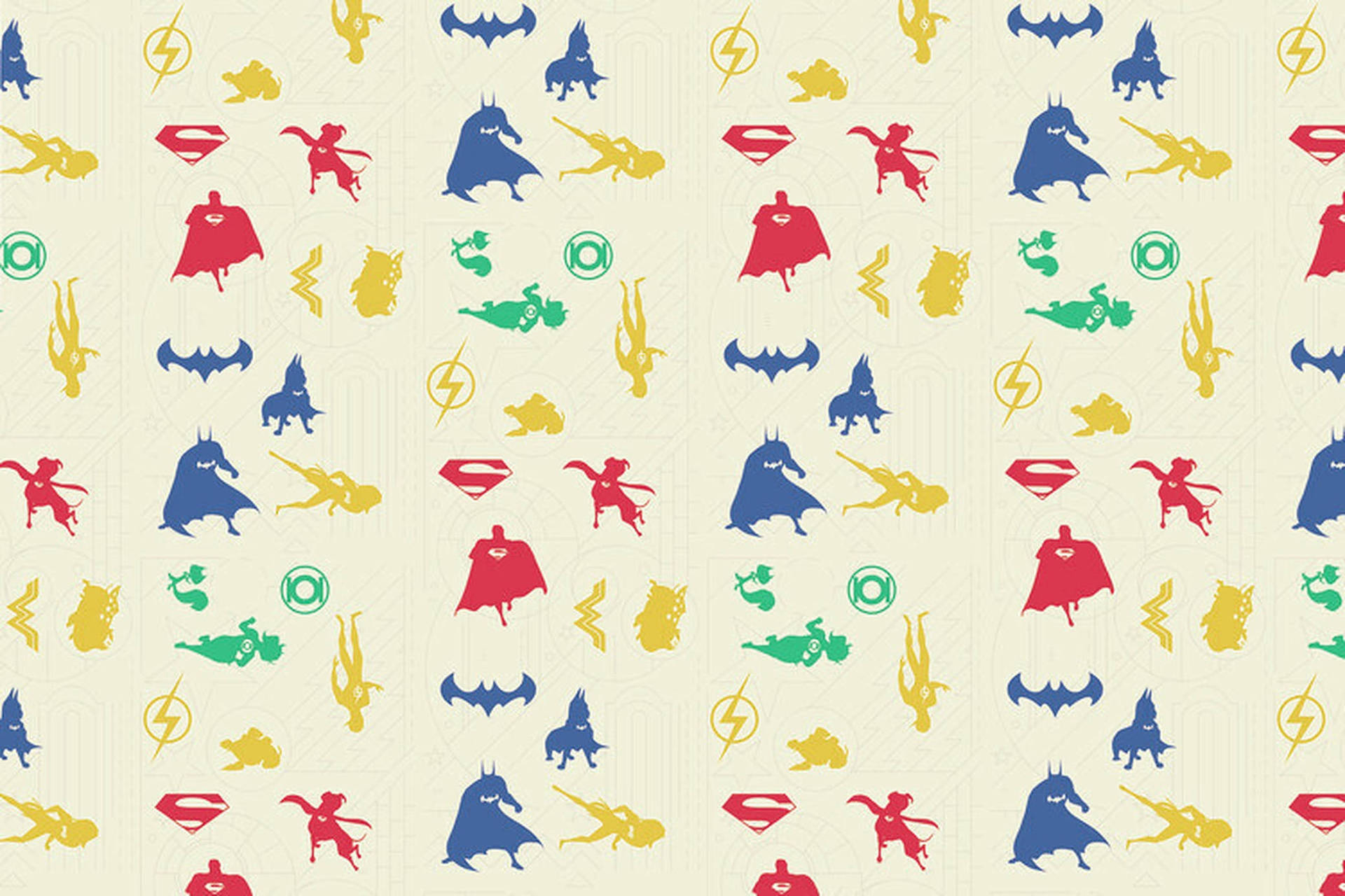 Dcleague Of Super Pets Muster / Musterdesign Wallpaper
