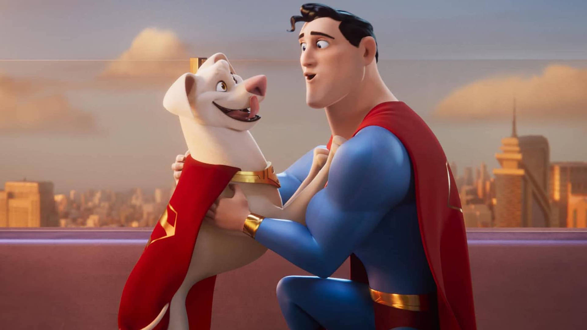 Dcleague Of Super Pets Superman = Dc:s Superdjur-liga Superman Wallpaper