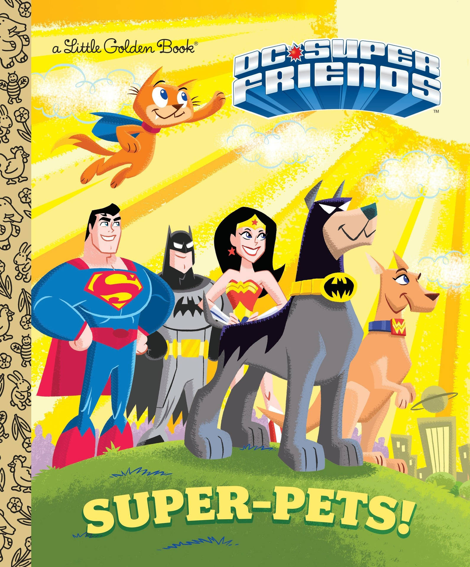 Dc League Of Super Pets Yellow Poster