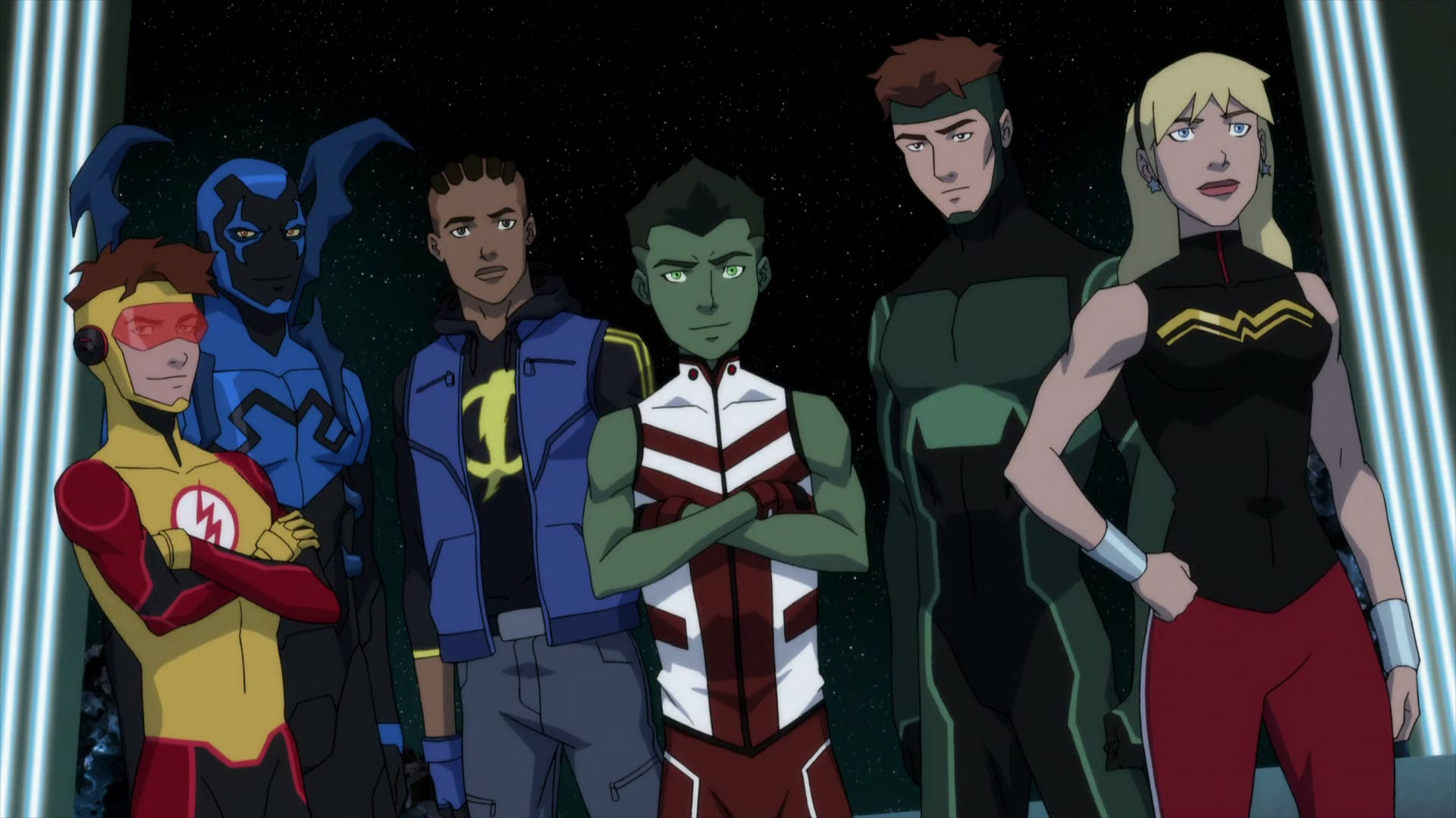 DC Series Young Justice Outsiders Wallpaper