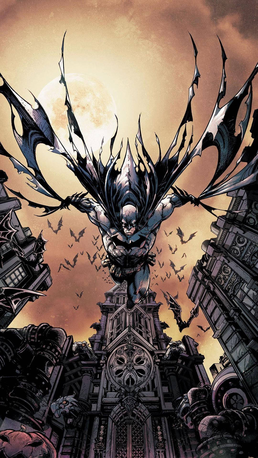 Dcsuperhelden Comics: Batman Der Dunkle Ritter Wallpaper