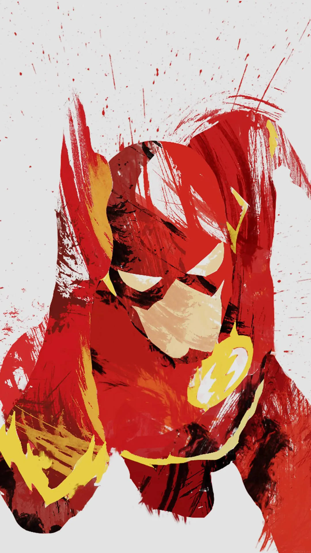 Dc Superhero Flash Digital Paint Fan-art Background