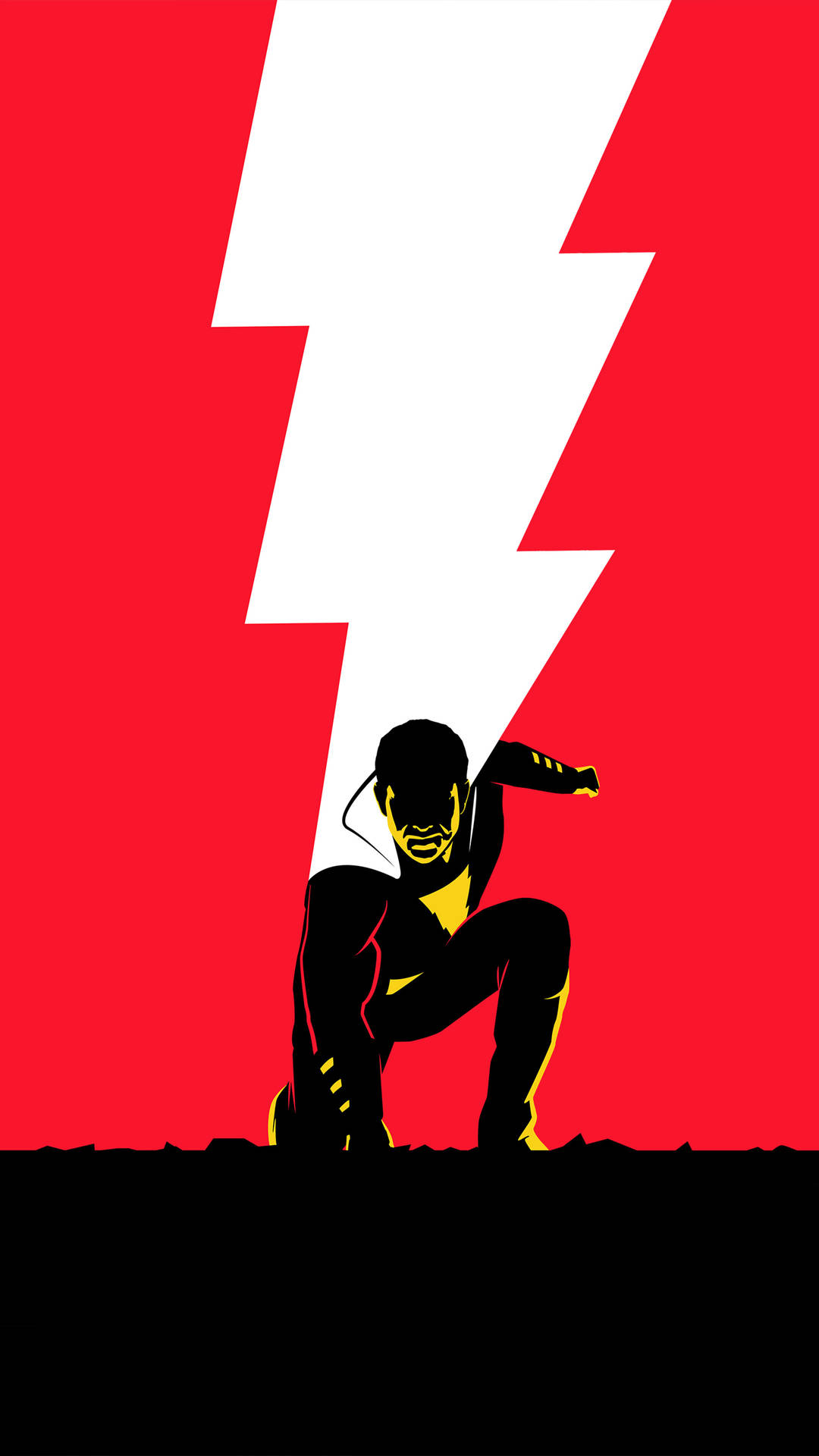 DC Superhero Shazam Vector Art Wallpaper