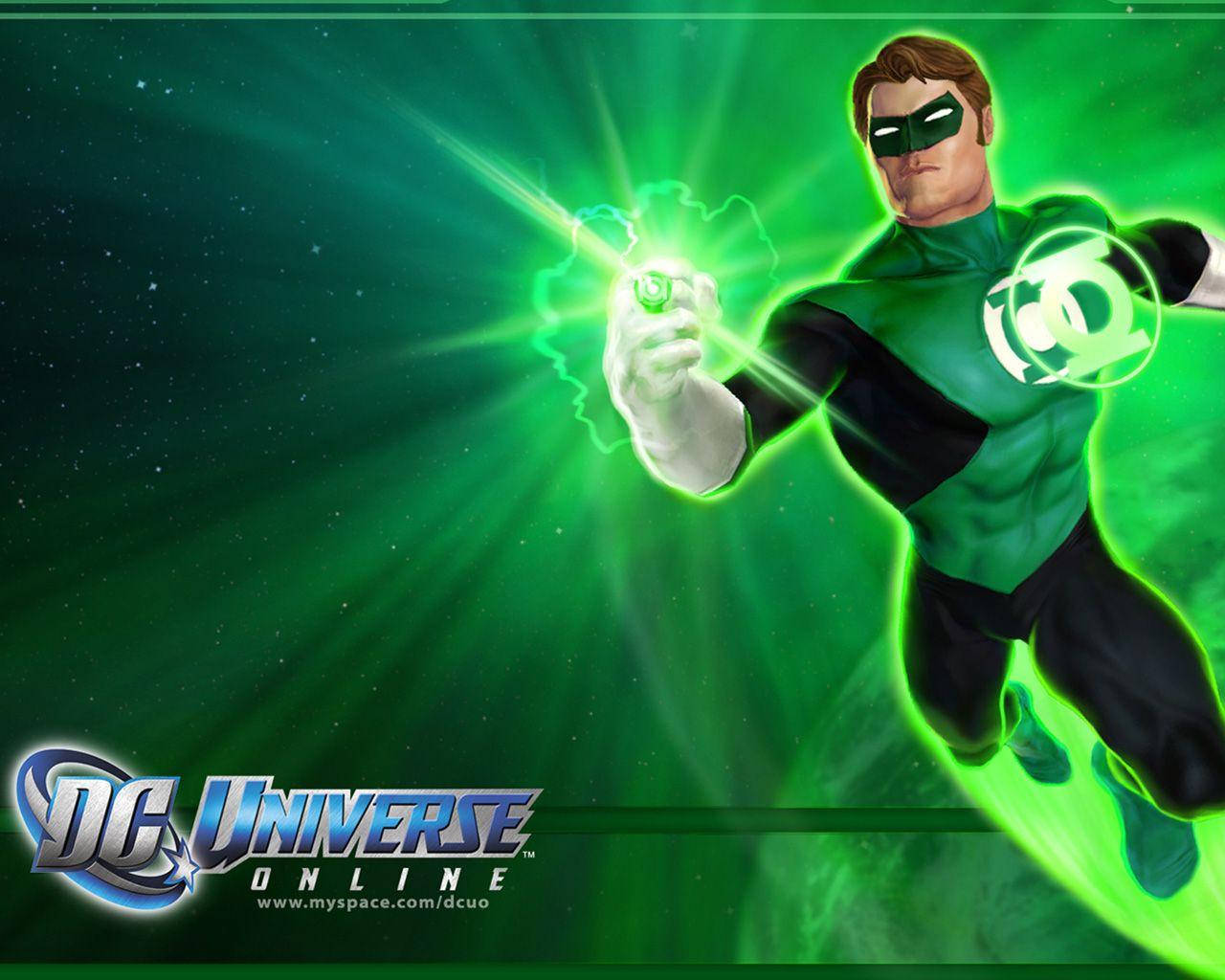 Dc Universe Online Green Lantern Ring Loading Screen Background