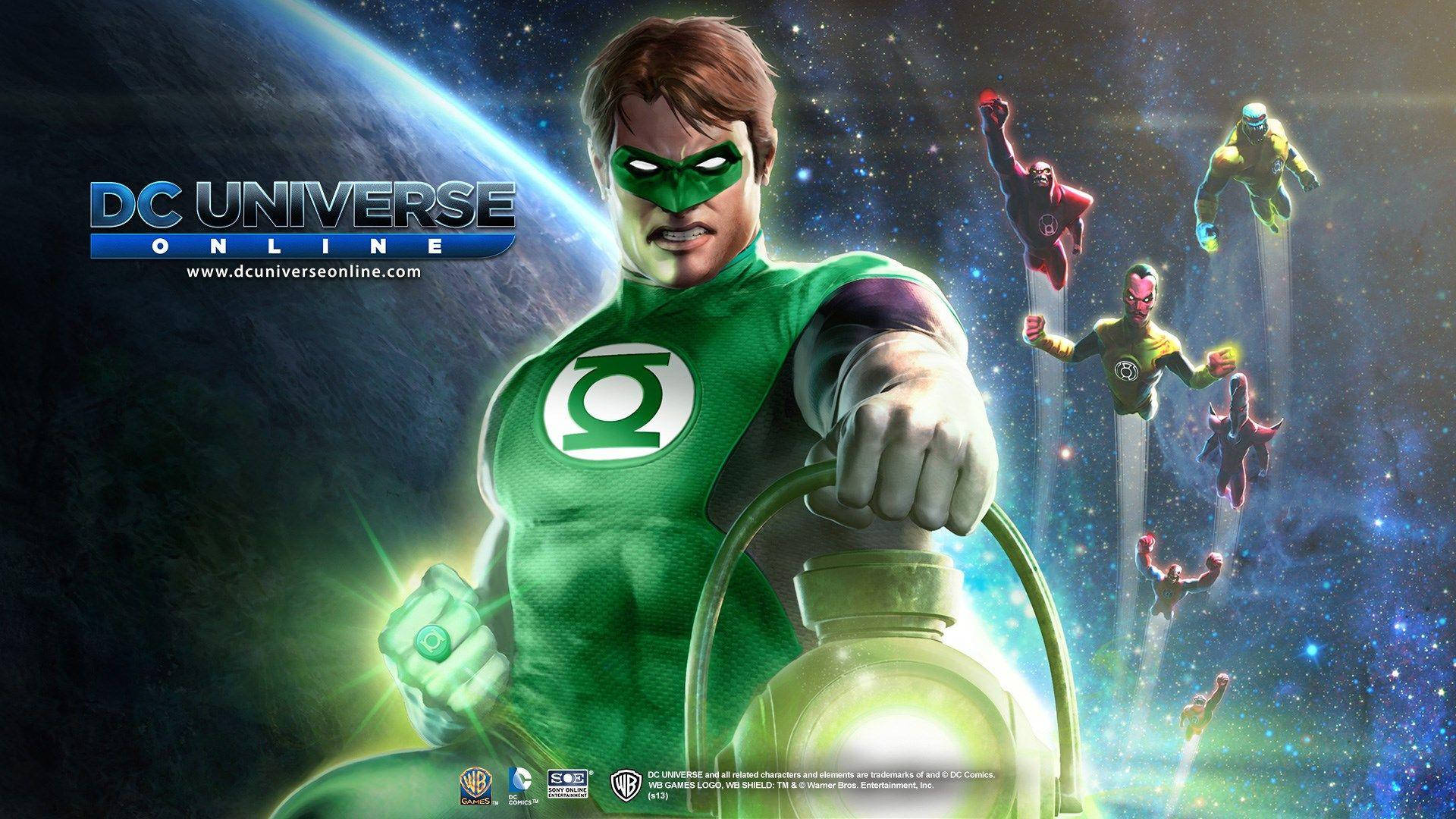 DC Universe Online Green Lantern Supervillains Loading Screen Wallpaper