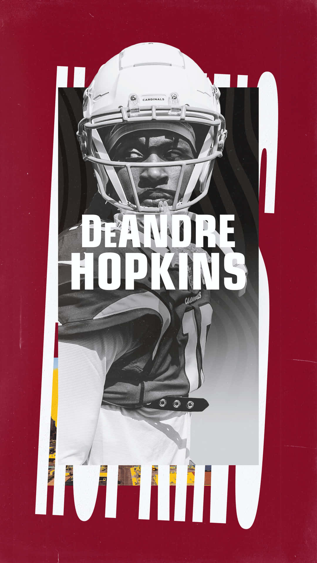De Andre Hopkins Football Poster Wallpaper