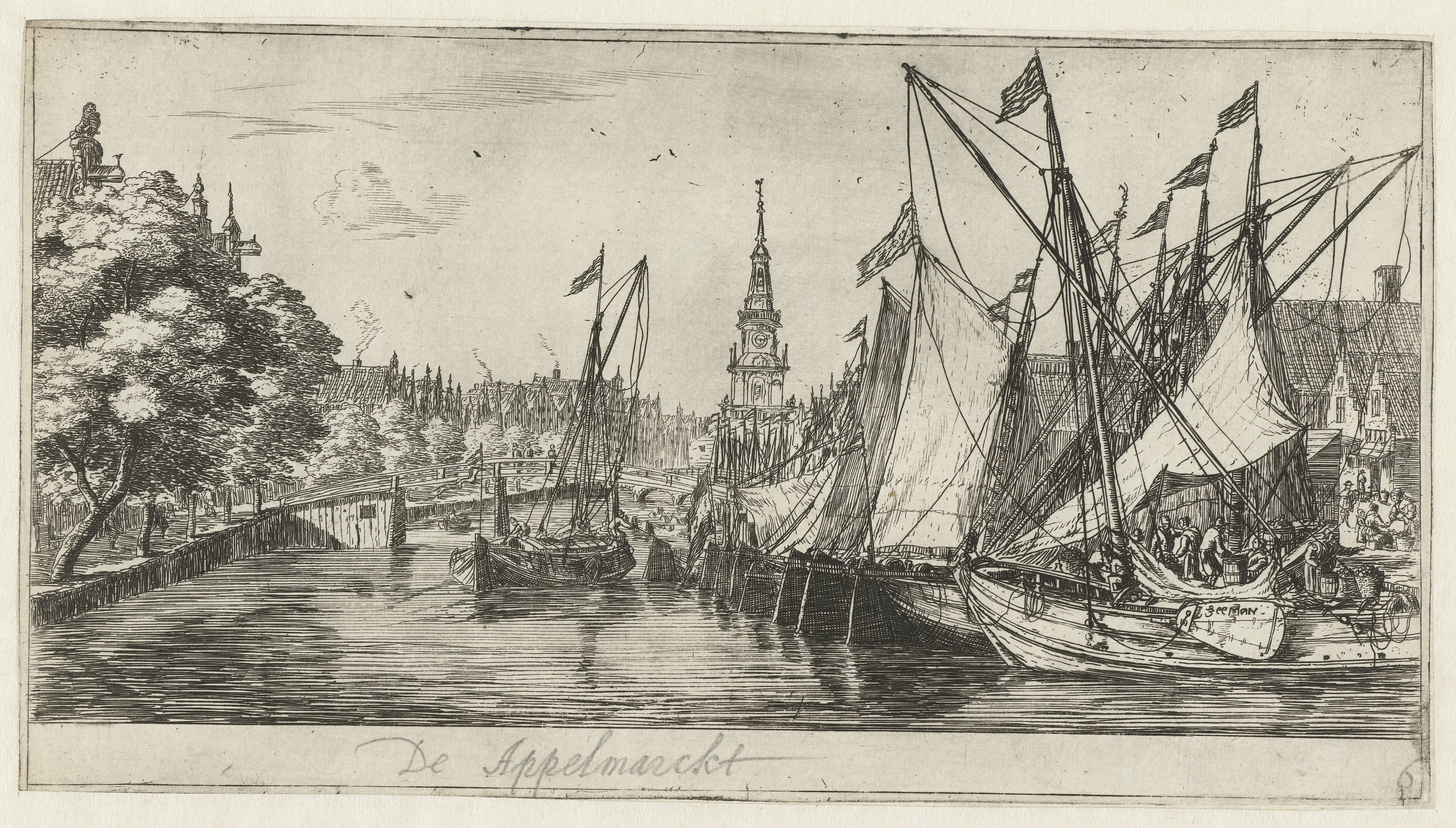 De Appelmarkt Wallpaper