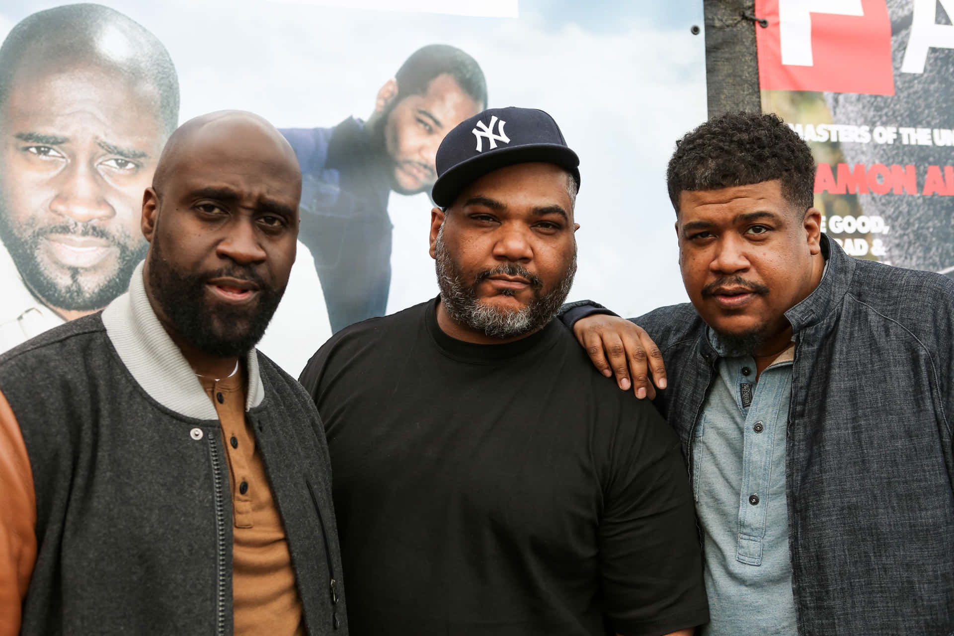 Three members of iconic rap group, De La Soul, unite for a performance Wallpaper