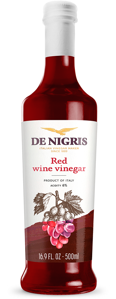 De Nigris Red Wine Vinegar Bottle PNG