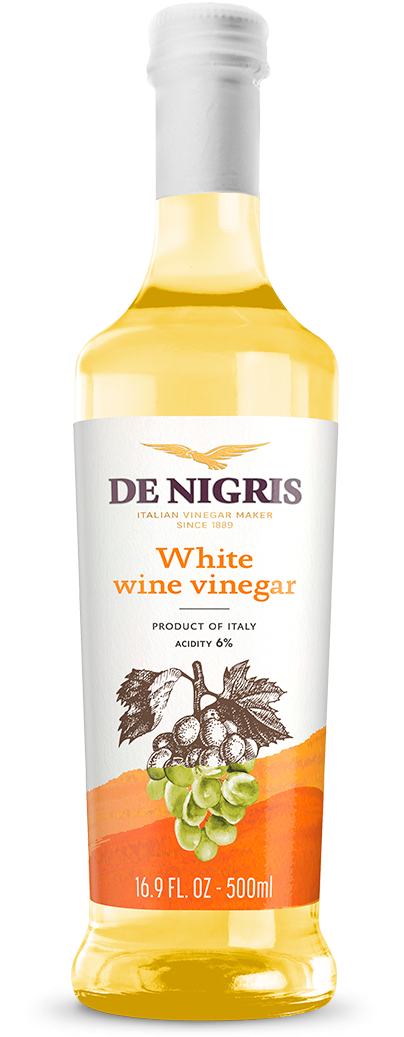 De Nigris White Wine Vinegar Bottle PNG