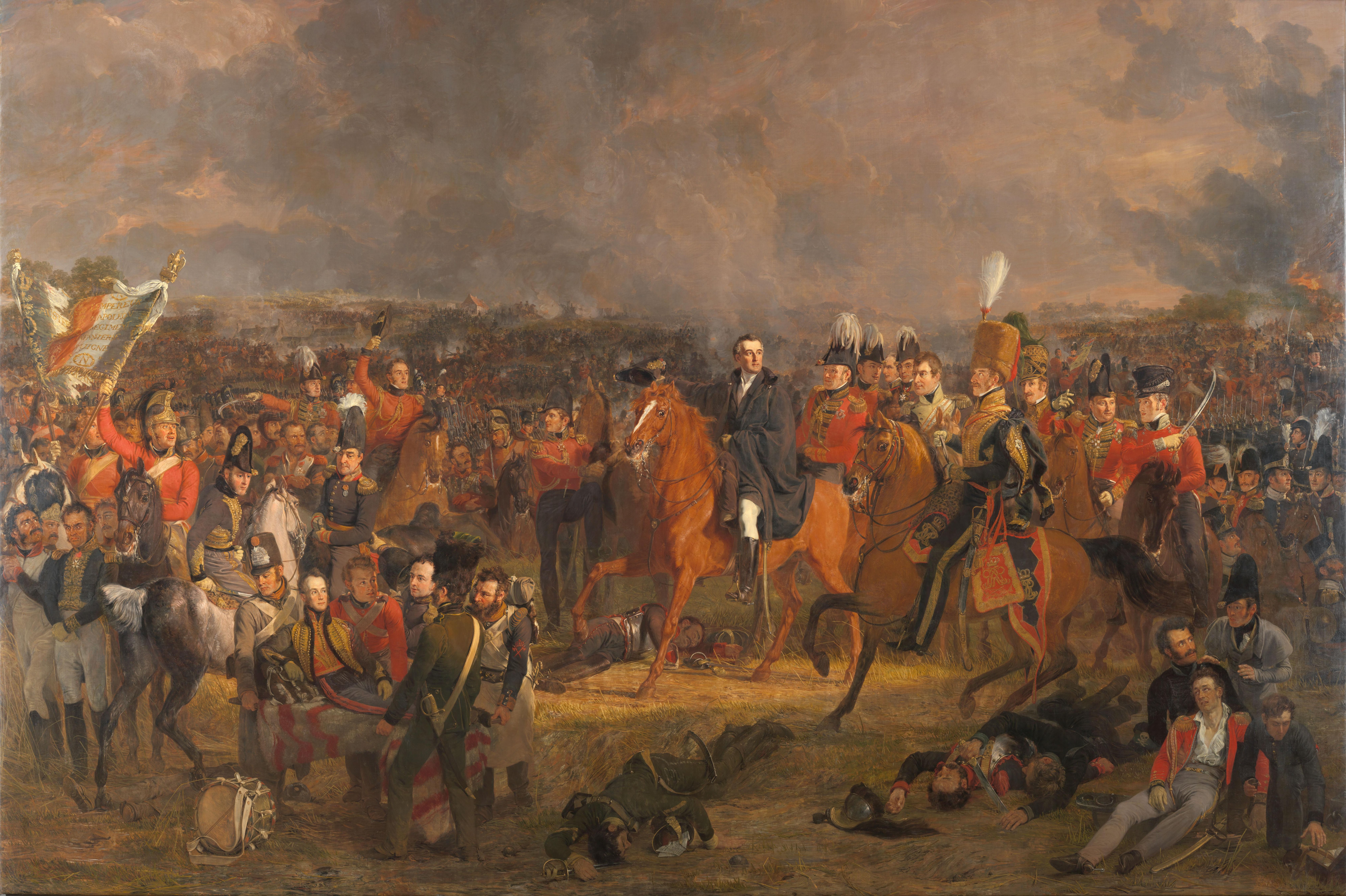 De Slag bij Waterloo Wallpaper