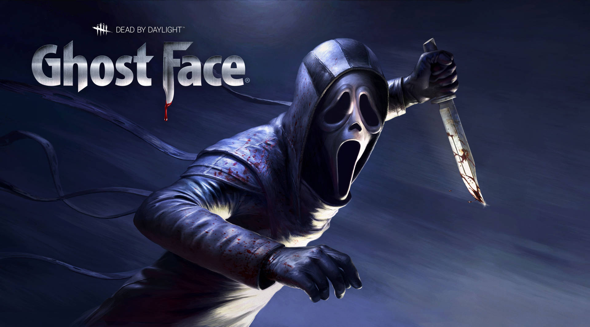 Play as Ghost Face and take on the Survivor in Dead By Daylight. Wallpaper