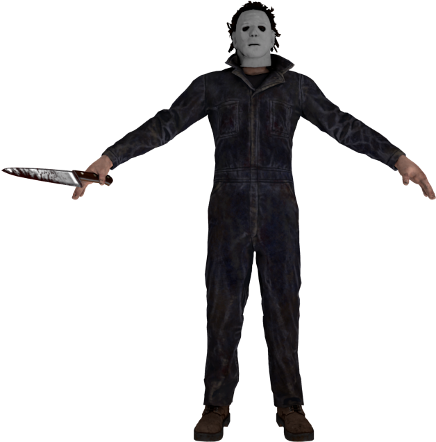 Dead By Daylight Michael Myers Character Model PNG