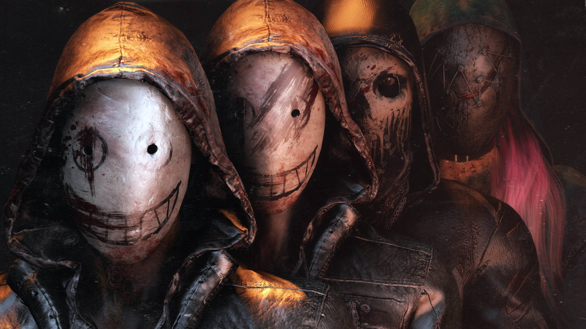 Dead By Daylight The Legion Close Up Wallpaper