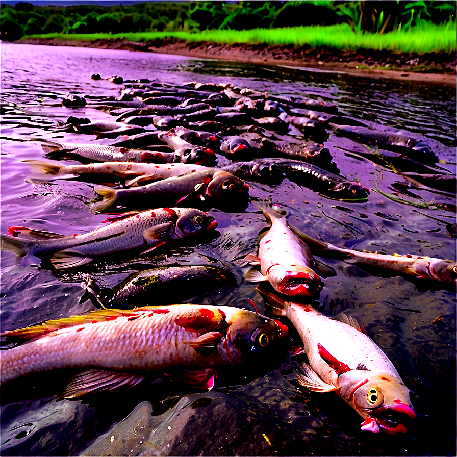 Dead Fish Due To Oil Spill Png 18 PNG