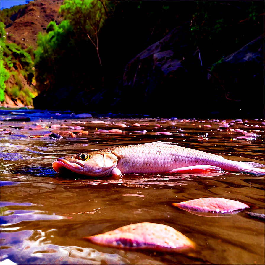 Dead Fish In River Png Hai22 PNG