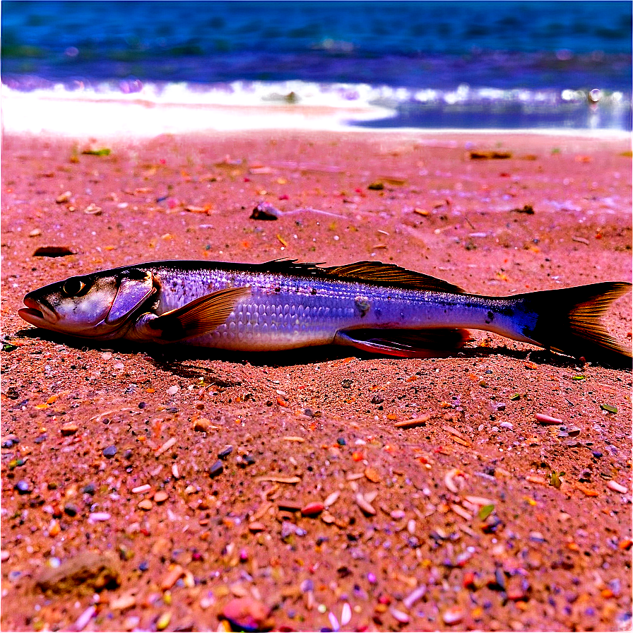 Dead Fish On Beach Png 06132024 PNG