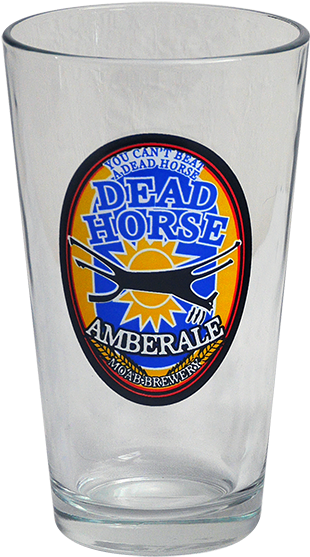 Dead Horse Amber Ale Beer Glass PNG