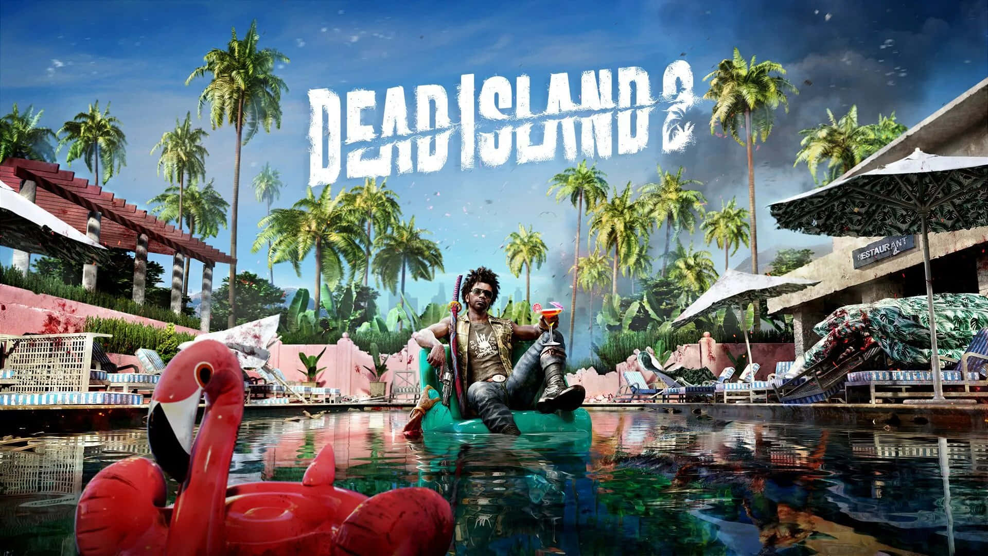 Dead Island2 Poolside Chill Wallpaper