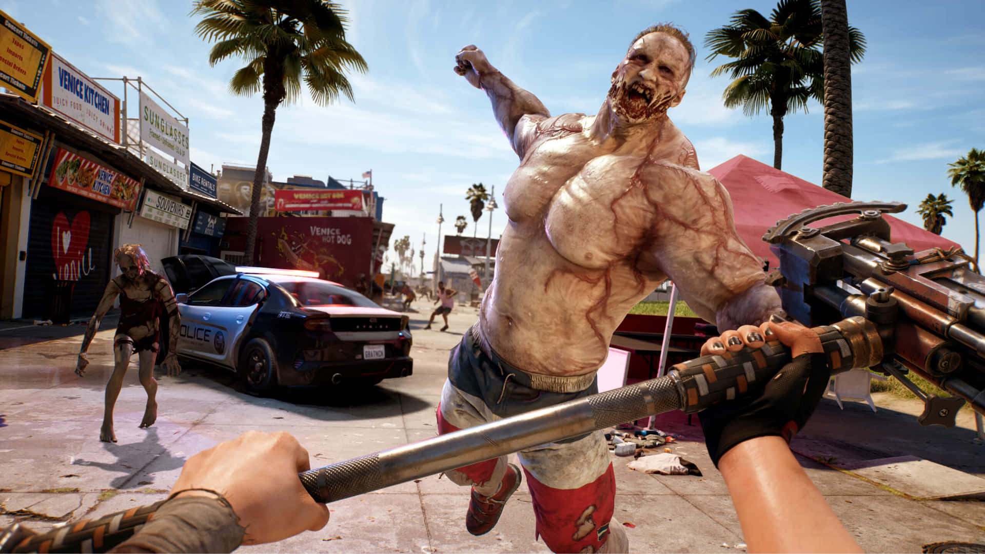 Dead Island2 Zombie Combat Wallpaper