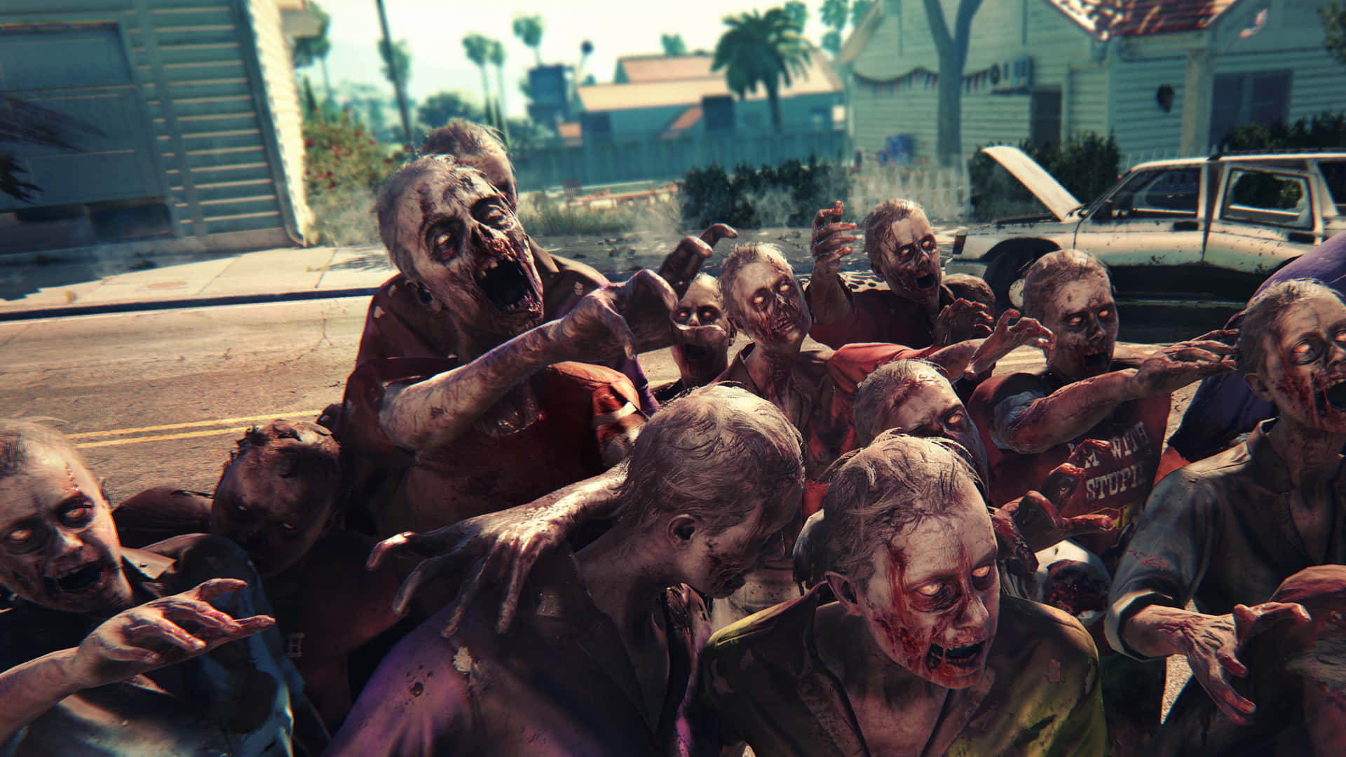 Dead Island2 Zombie Horde Wallpaper