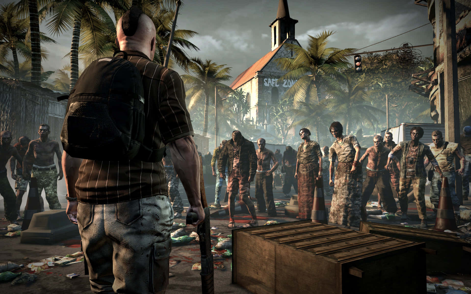 Dead Island2 Zombie Showdown Wallpaper