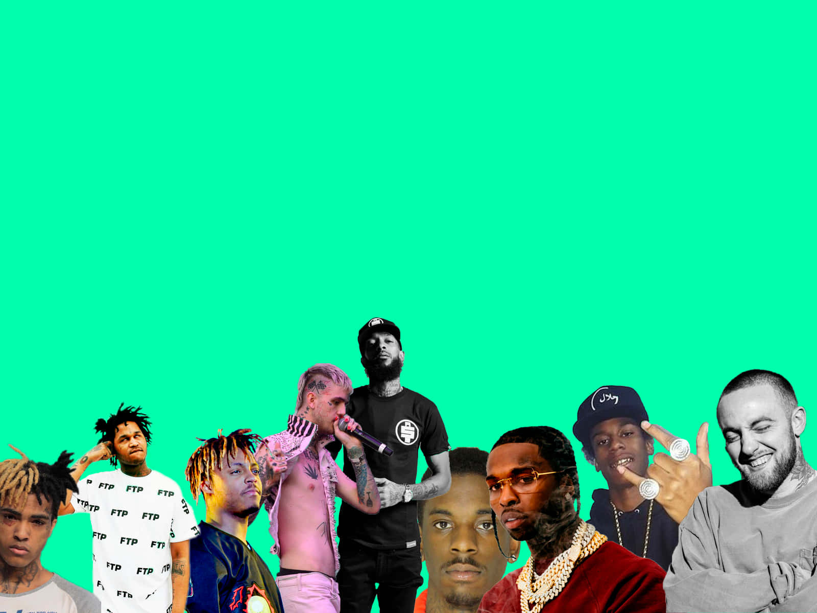 "Immortalized forever in rap history, dead rappers have a powerful presence in today's music culture." Wallpaper