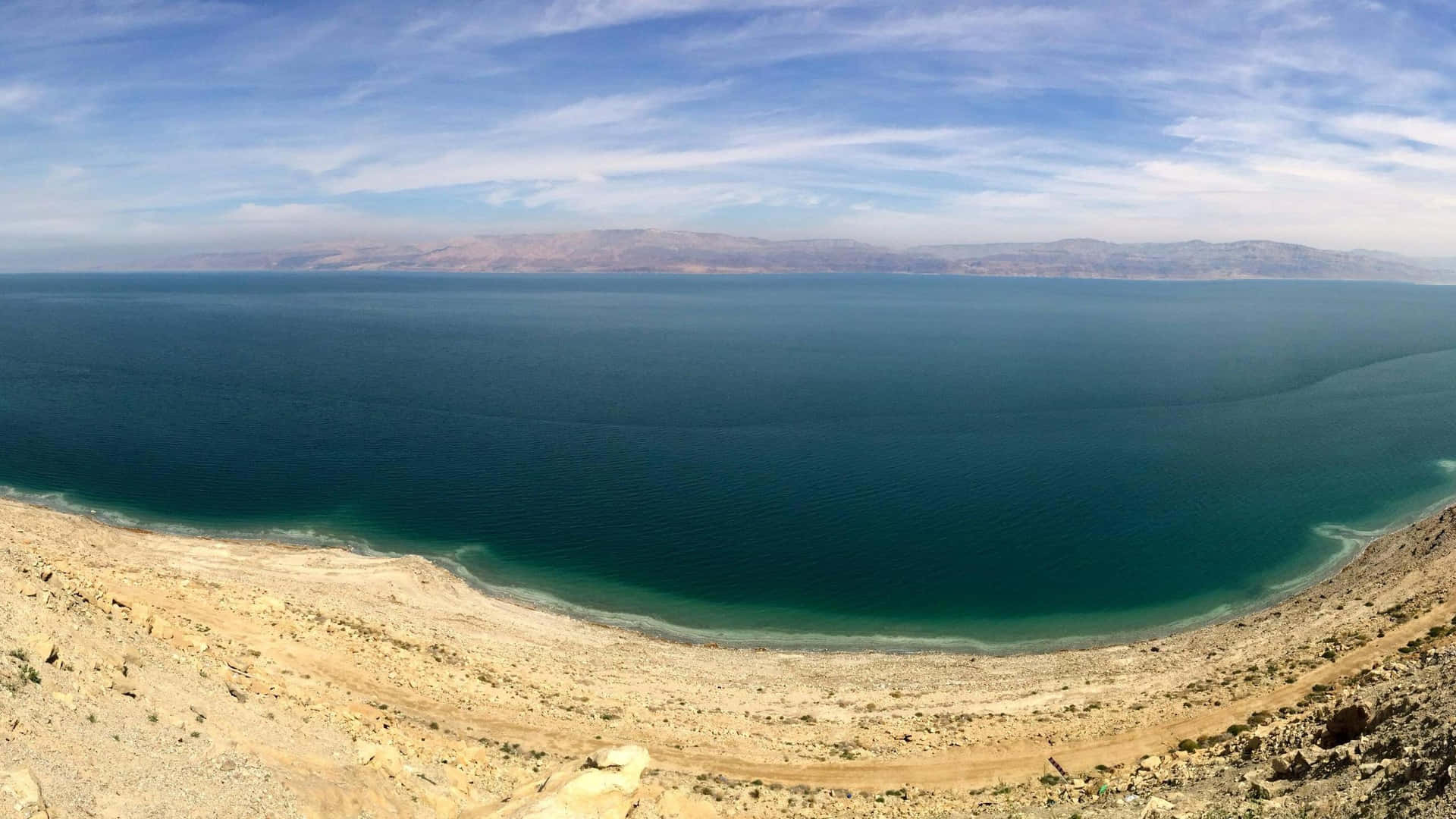 Dead Sea Tan Colored Banks Wallpaper