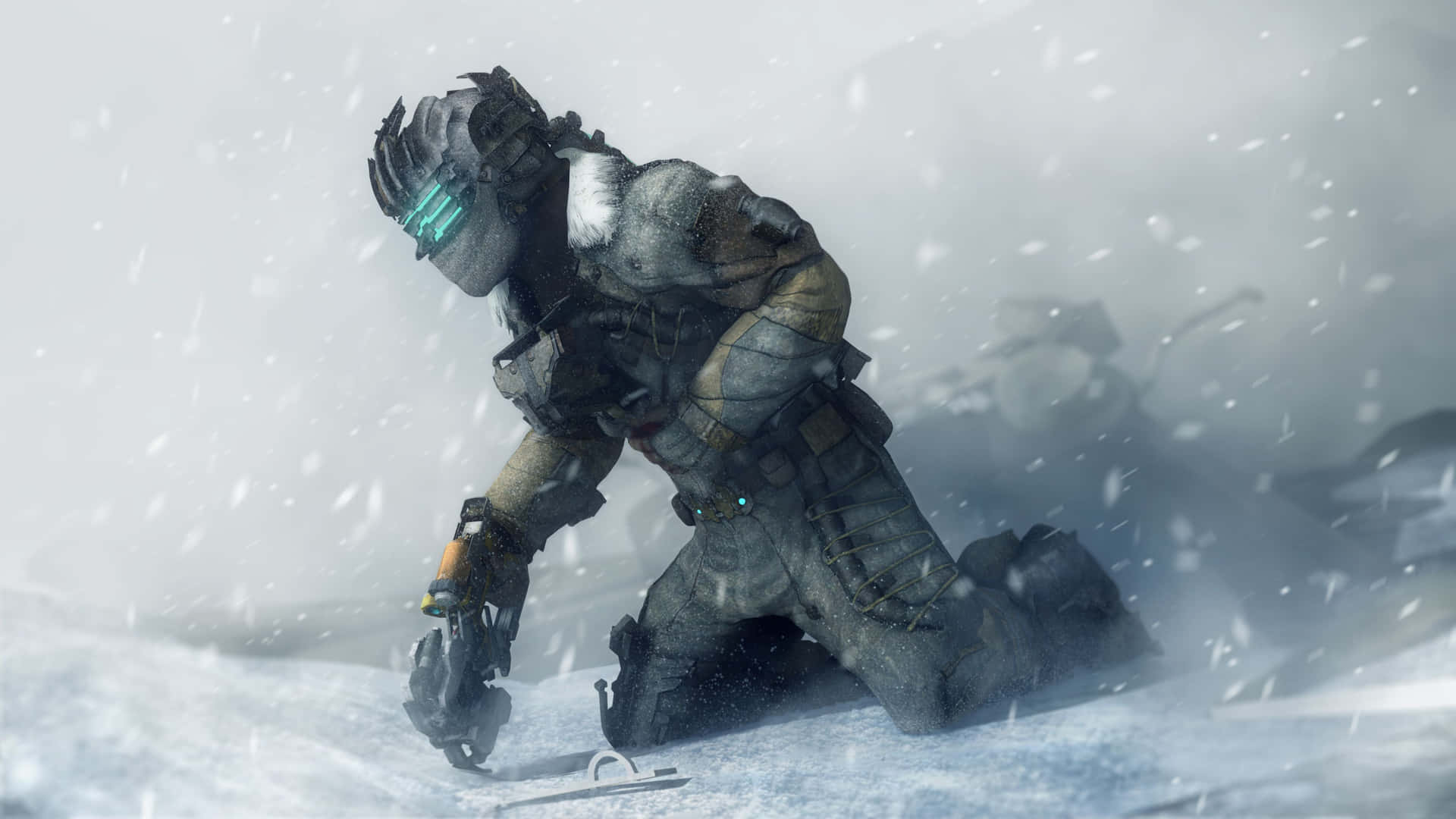 Immerse yourself in a deep space horror with Dead Space 4K. Wallpaper