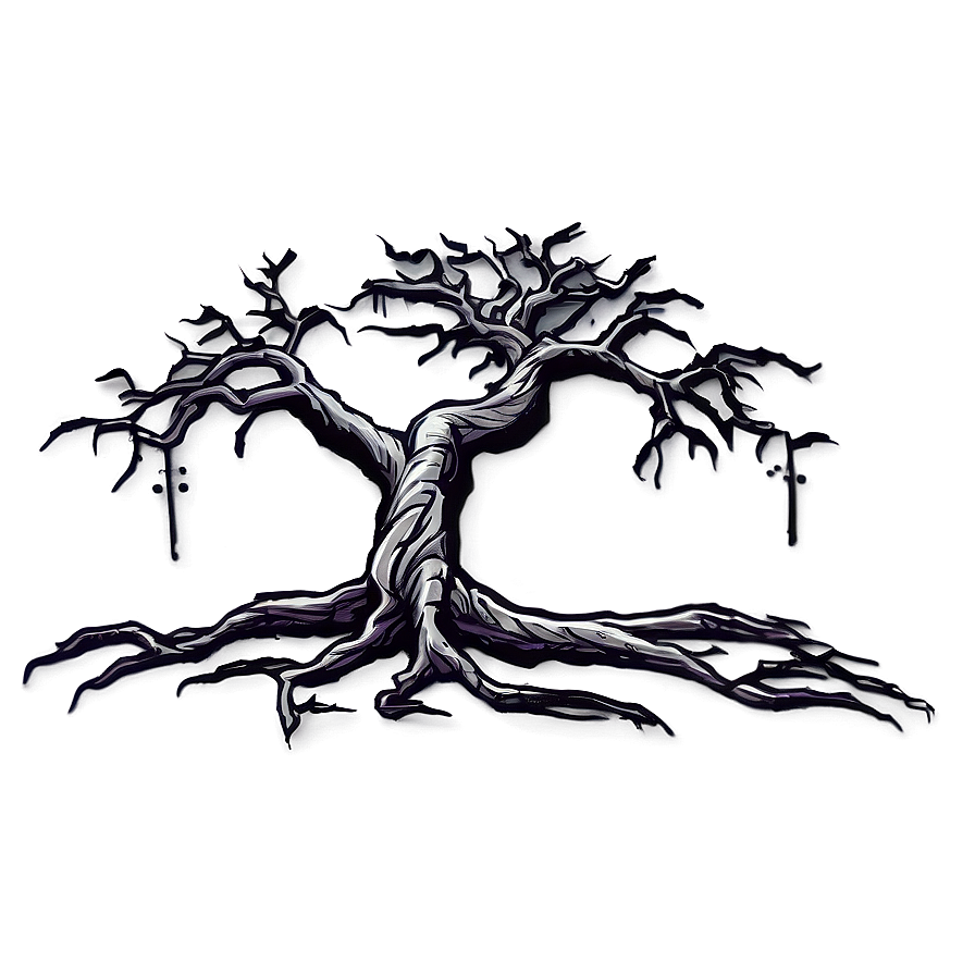 Dead Tree Tattoo Design Png 05252024 PNG