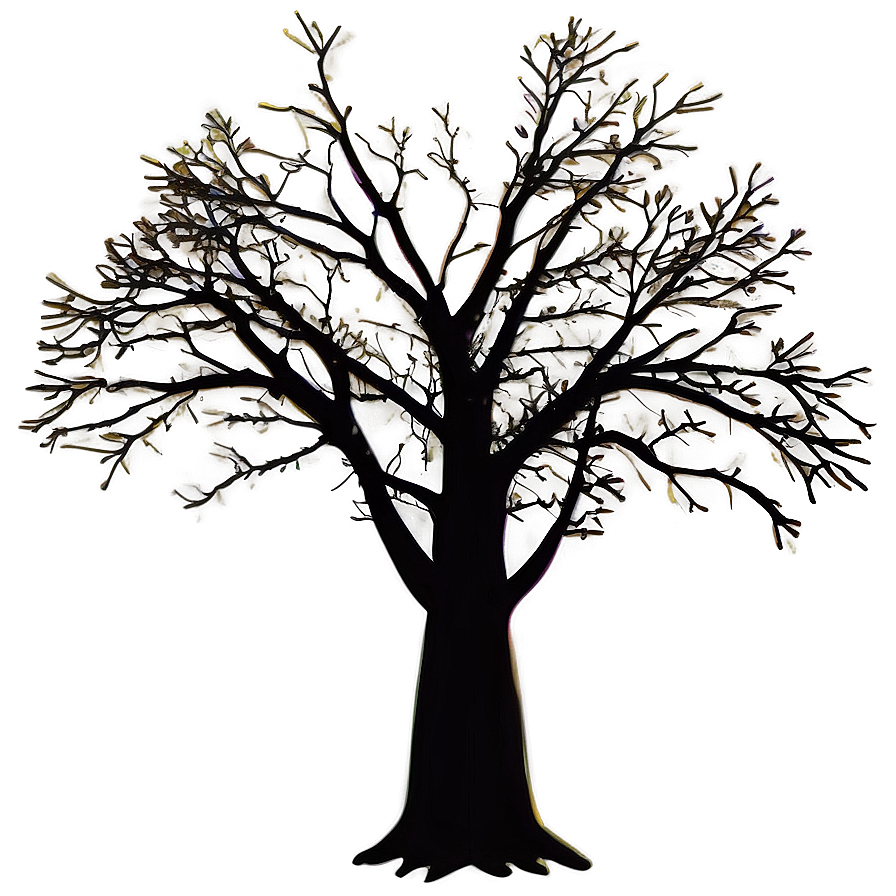 Dead Tree With Crows Png Qcv4 PNG