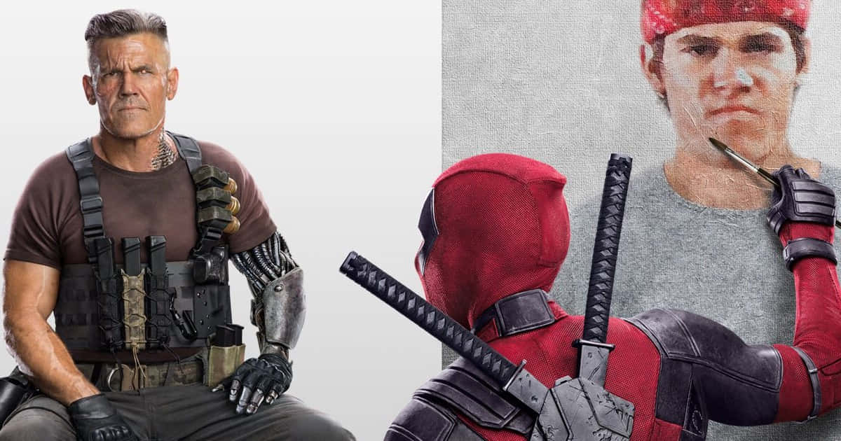 Deadpool And Cable - Unstoppable Force And Unmovable Object Wallpaper