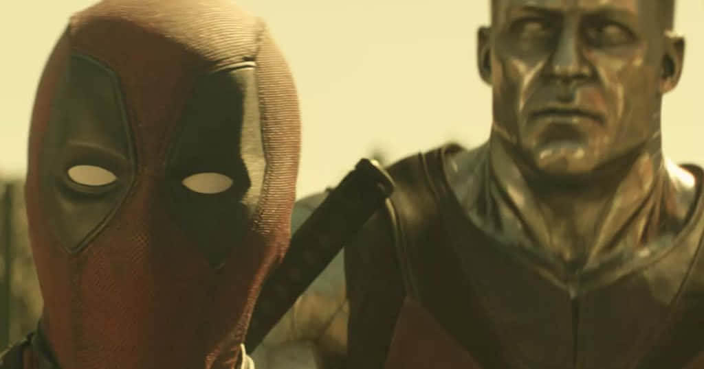 Deadpool and Colossus in action Wallpaper