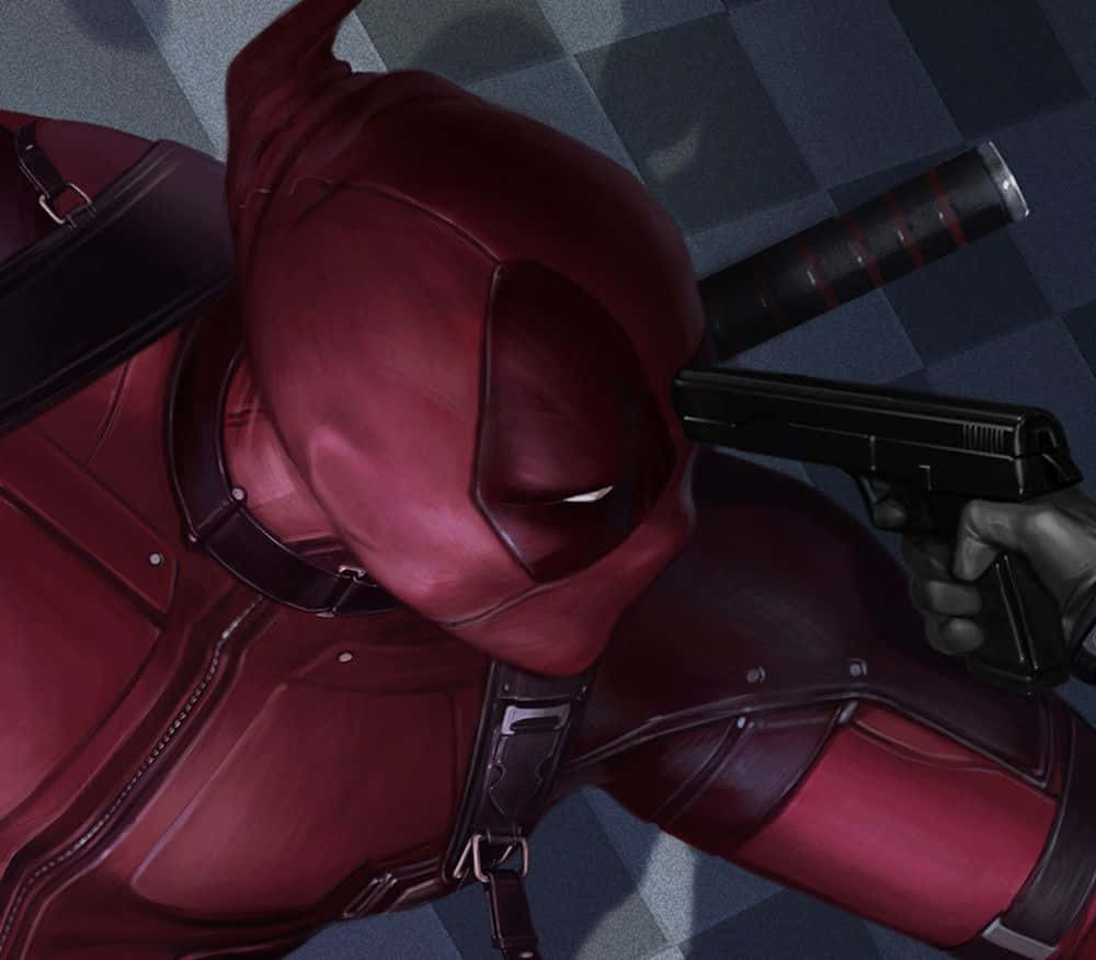 Deadpool and Domino - Dynamic Duo in Action Wallpaper
