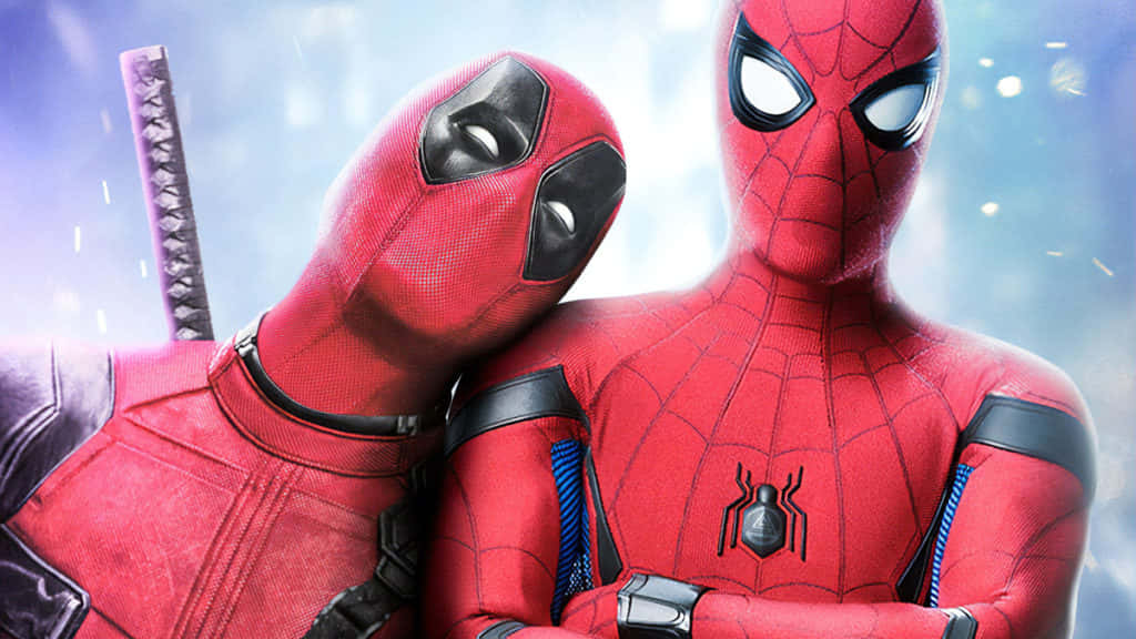 Deadpooly Spiderman: Un Dúo Imparable Fondo de pantalla