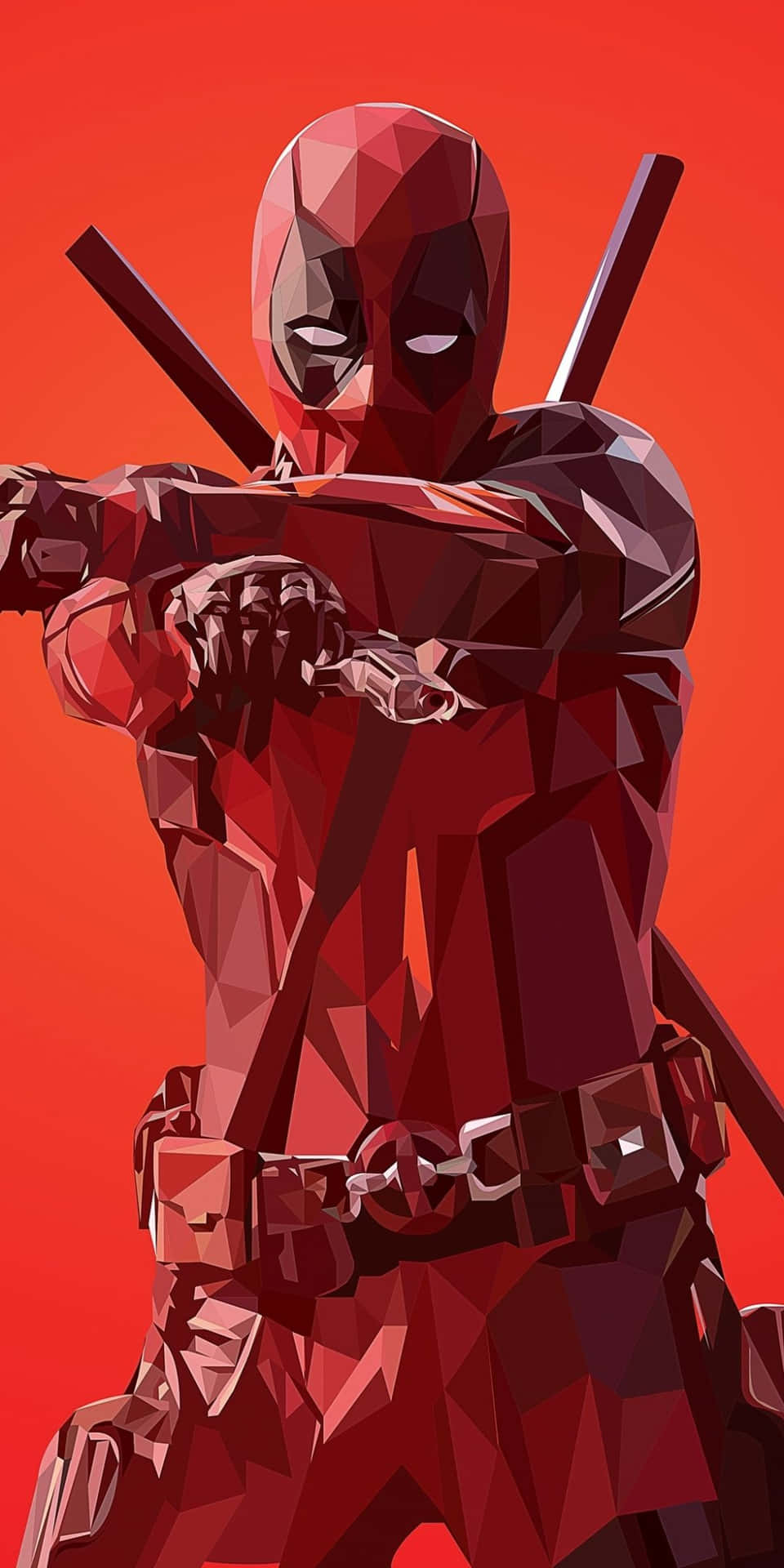 Seni Deadpool Yang Menakjubkan Dalam Aksi Wallpaper