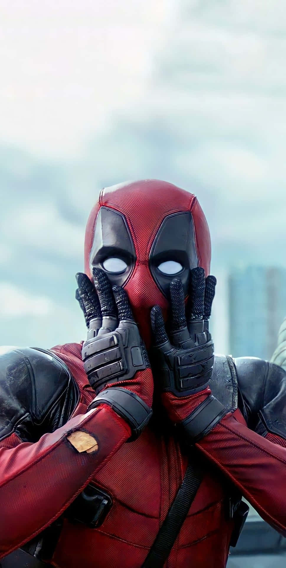 Increíblearte De Deadpool Que Presenta Al Icónico Y Humorístico Personaje En Acción. Fondo de pantalla