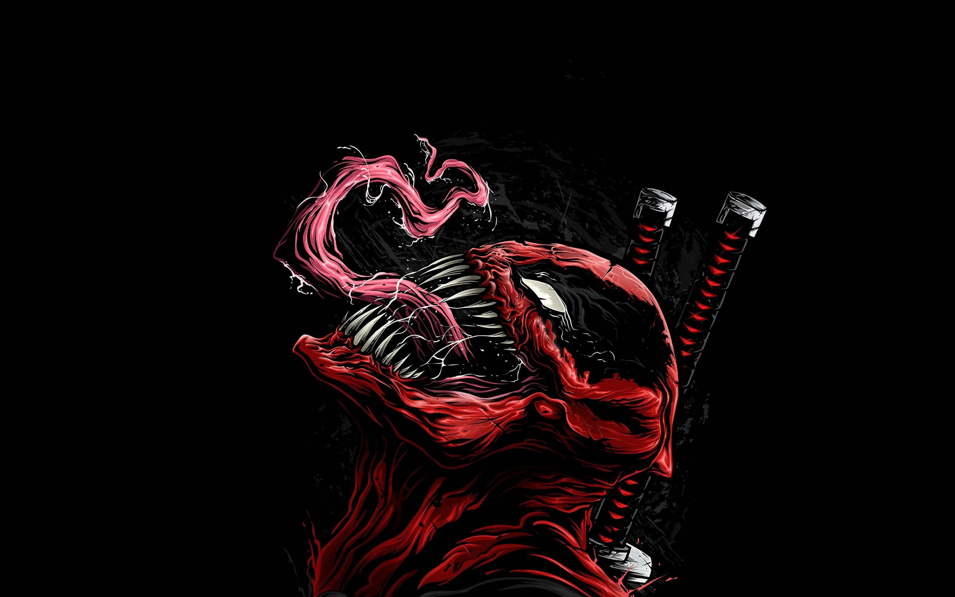 Deadpool As Venompool Wallpaper