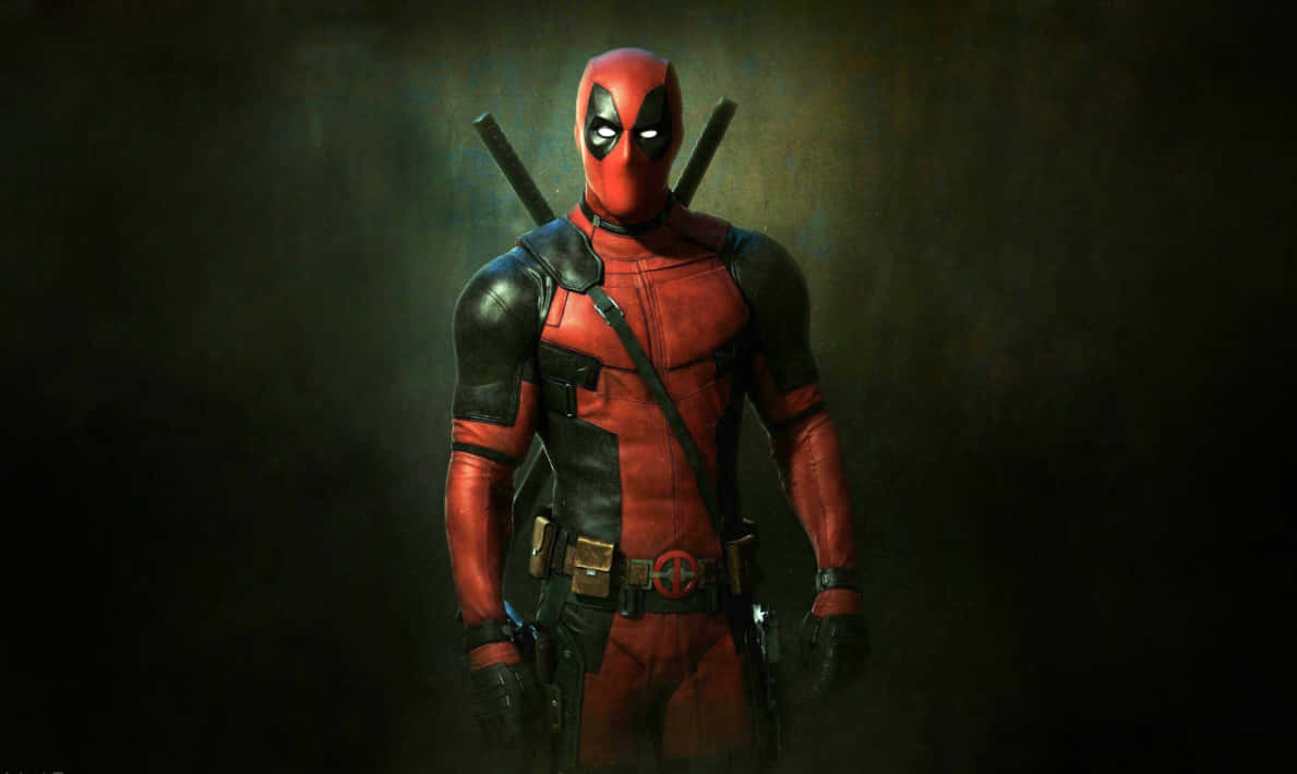 Deadpool Background Serious Face Expression