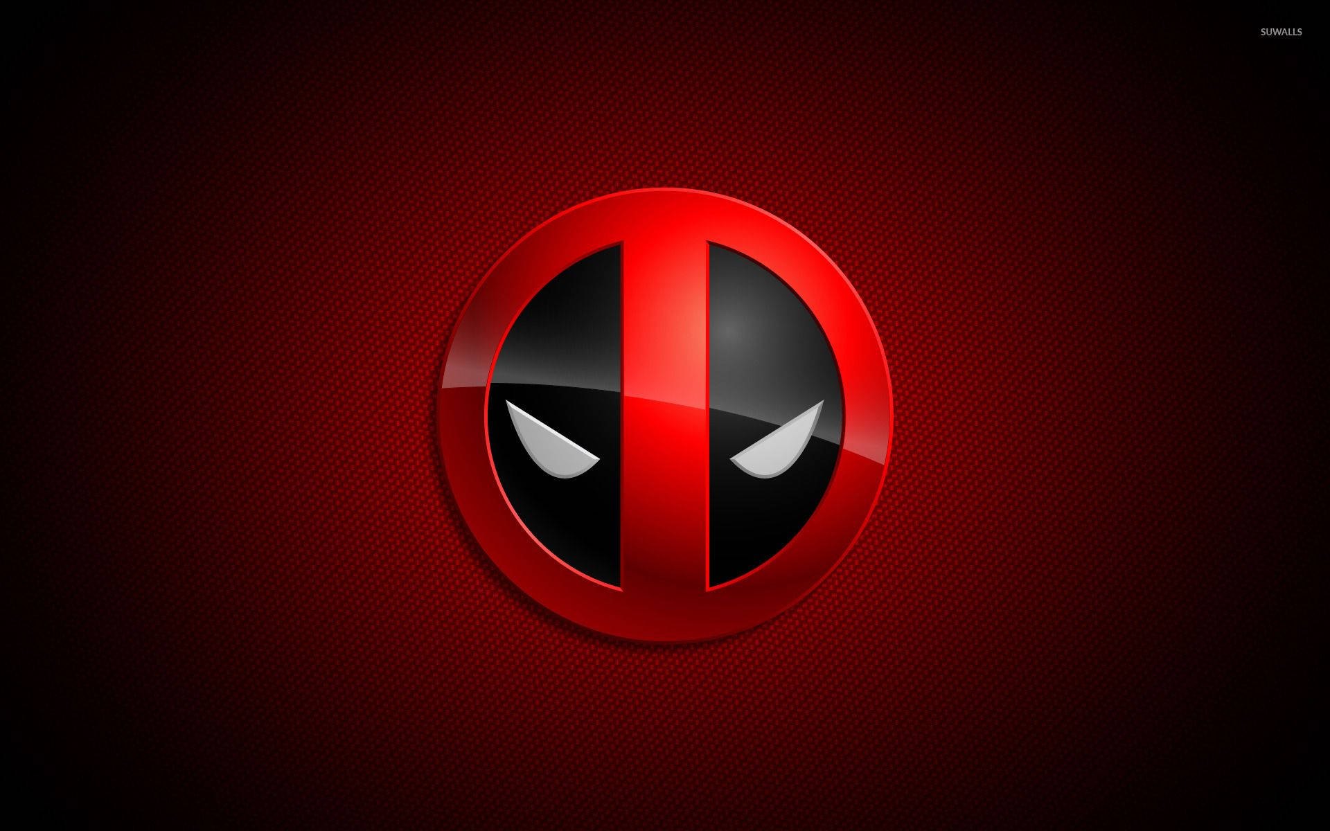 Deadpool Black And Red Icon Wallpaper