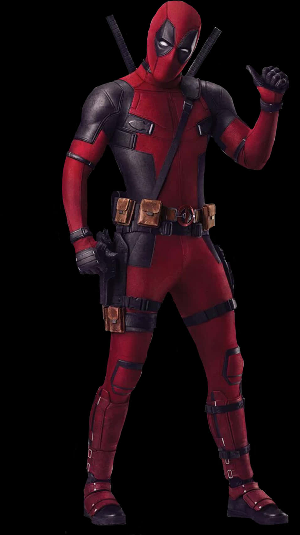 Deadpool Character Pose PNG