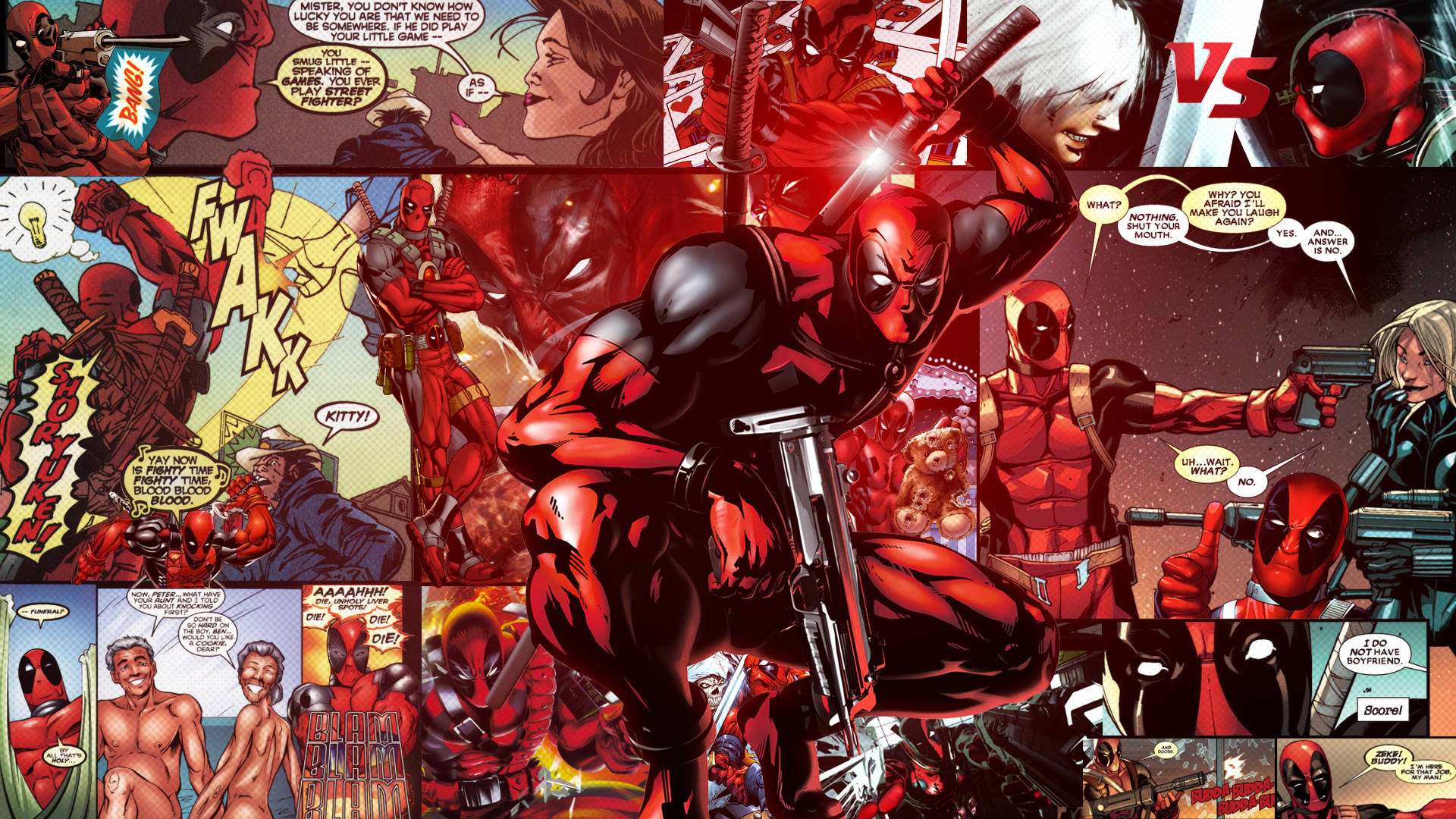 Deadpool-comic-grafik In 4k Wallpaper
