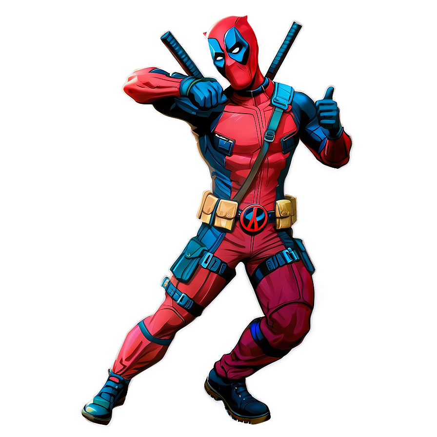 Download Deadpool Funky Dance Move Png Xki | Wallpapers.com