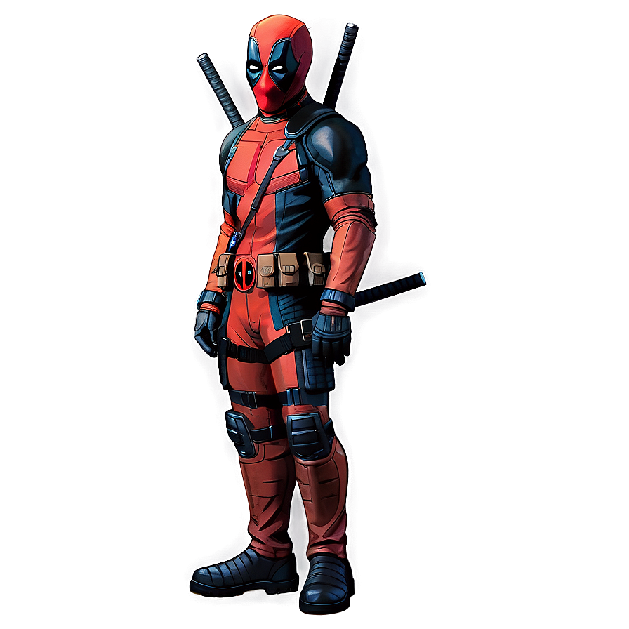 Download Deadpool In Space Suit Png Btx | Wallpapers.com