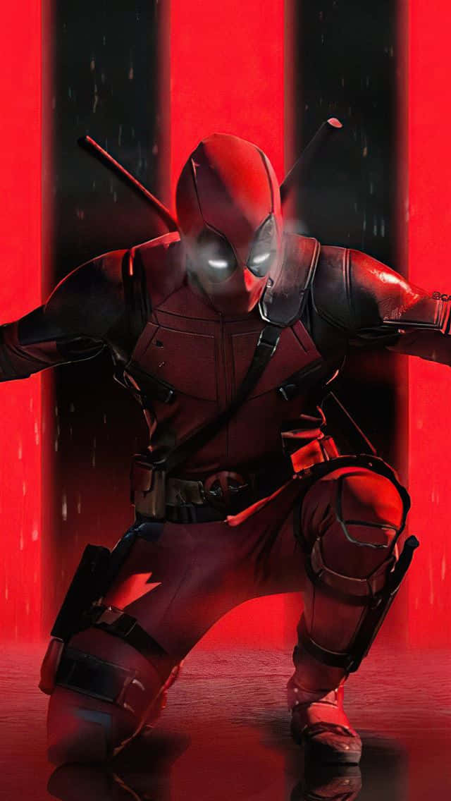 Deadpool Up Close and Personal Wallpaper