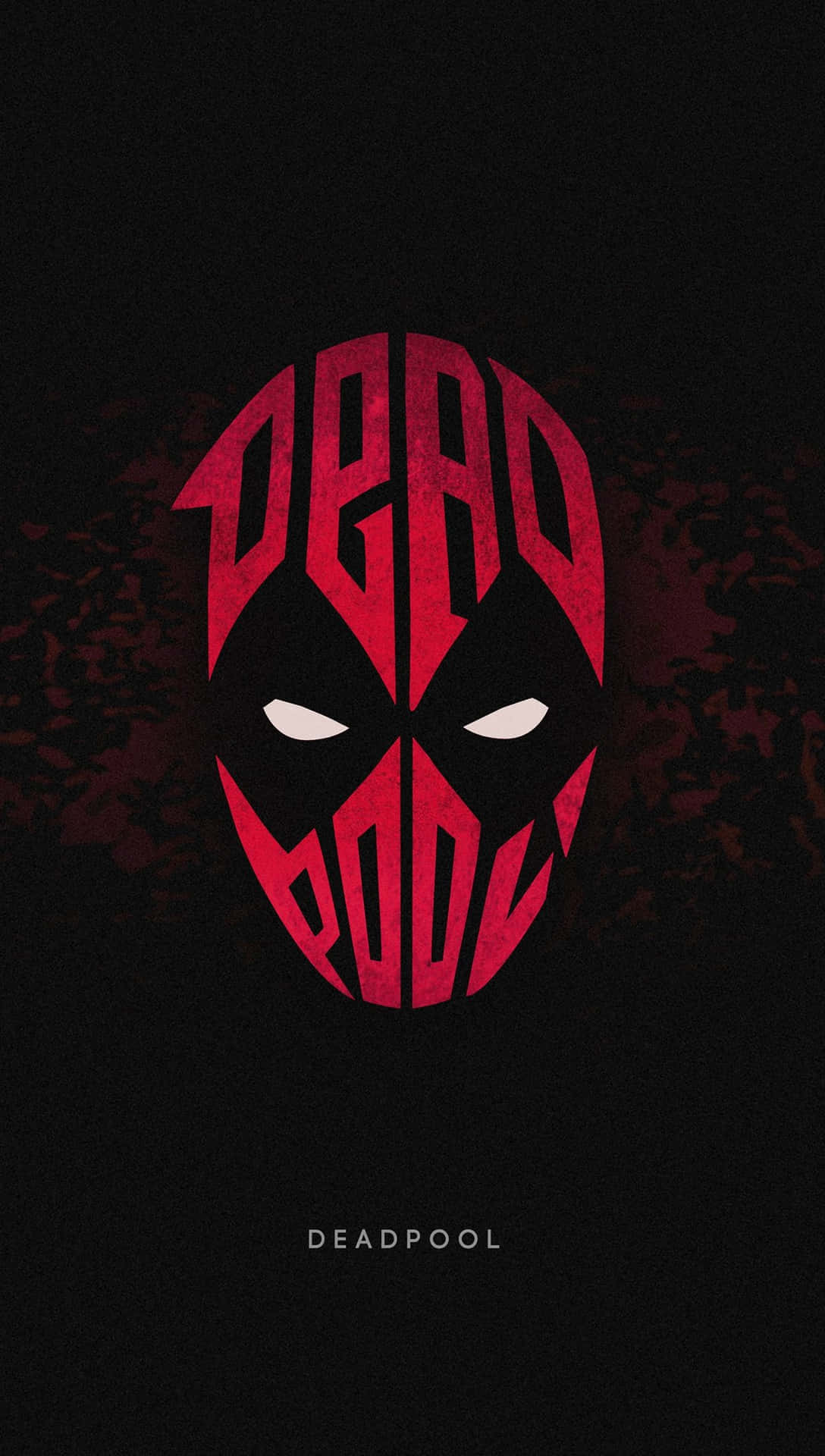 Estilode Arte Con Palabras Del Logotipo De Deadpool. Fondo de pantalla