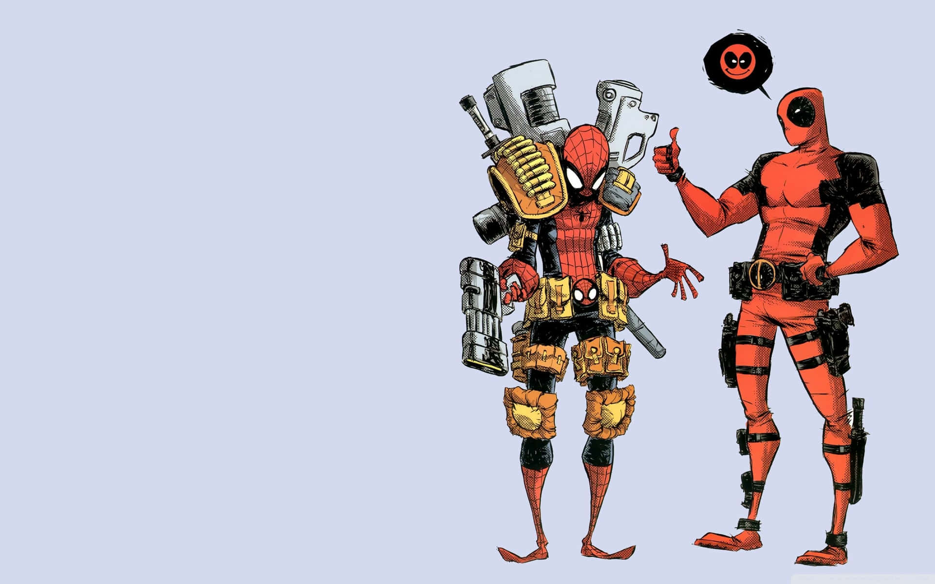 Bildoffizielles Deadpool-logo Wallpaper